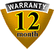 12 month warranty